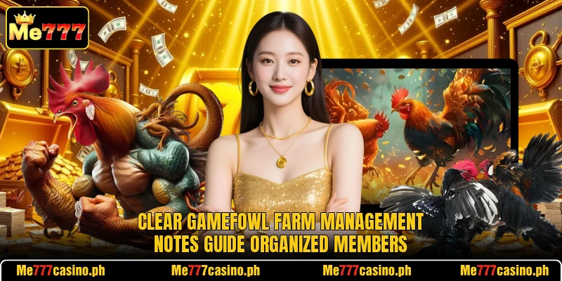 Clear gamefowl farm management notes guide organized members Clear gamefowl farm management notes guide organized members