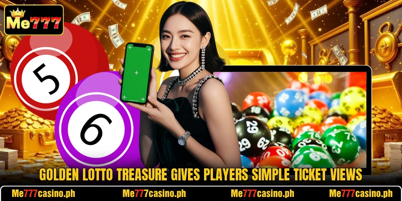 Golden Lotto Treasure gives players simple ticket views Golden Lotto Treasure gives players simple ticket views