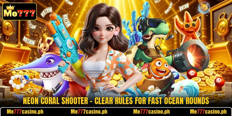 Neon Coral Shooter - Clear Rules For Fast Ocean Rounds neon coral shooter clear rules for fast ocean rounds