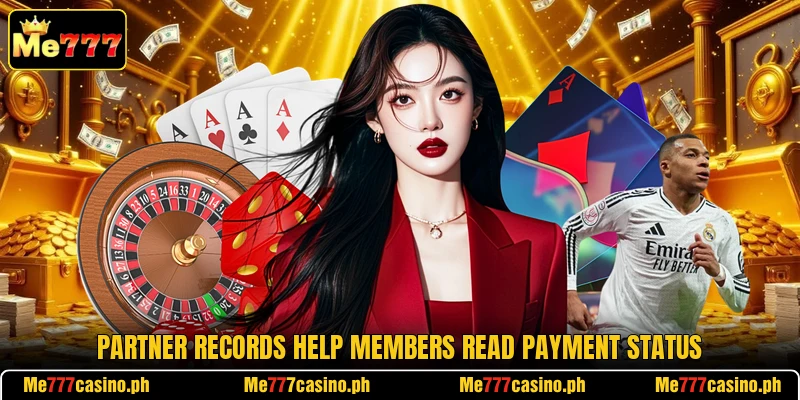 Partner records help members read payment status