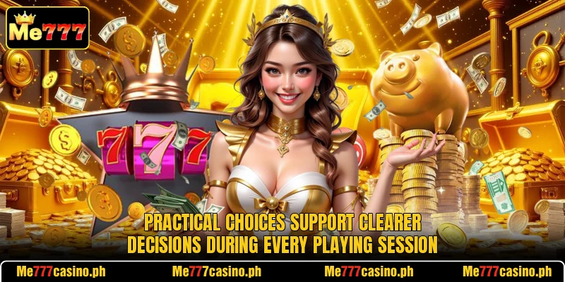 Practical choices support clearer decisions during every playing session Practical choices support clearer decisions during every playing session