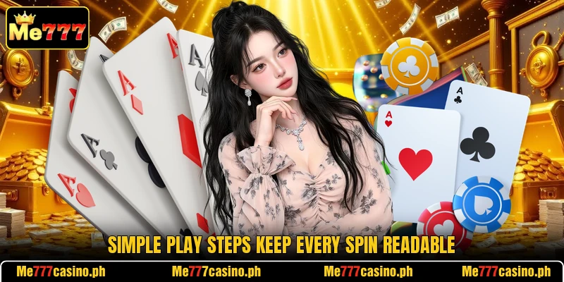 Simple play steps keep every spin readable Simple play steps keep every spin readable